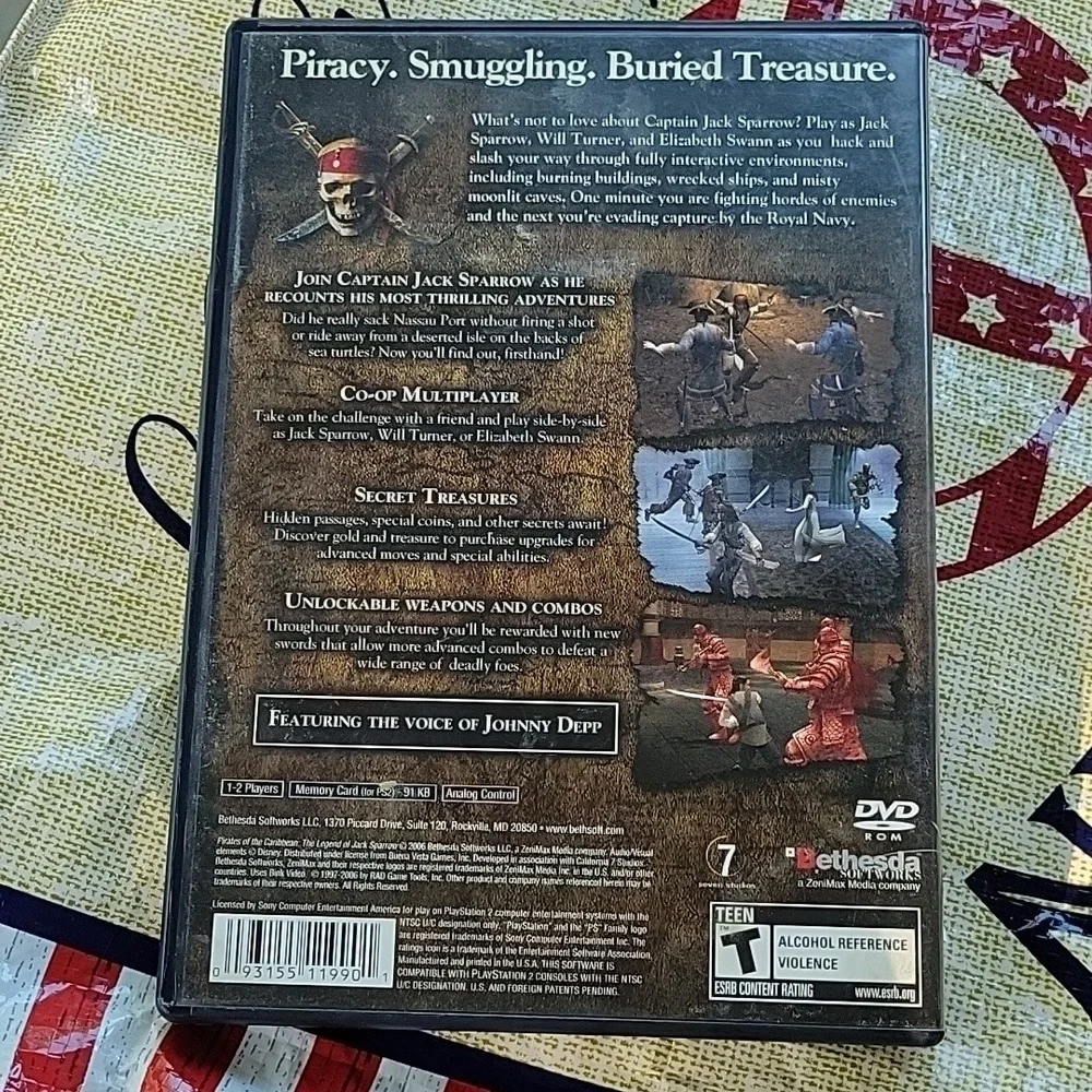 Pirates of the Caribbean: The Legend of Jack Sparrow for the PlayStation 2